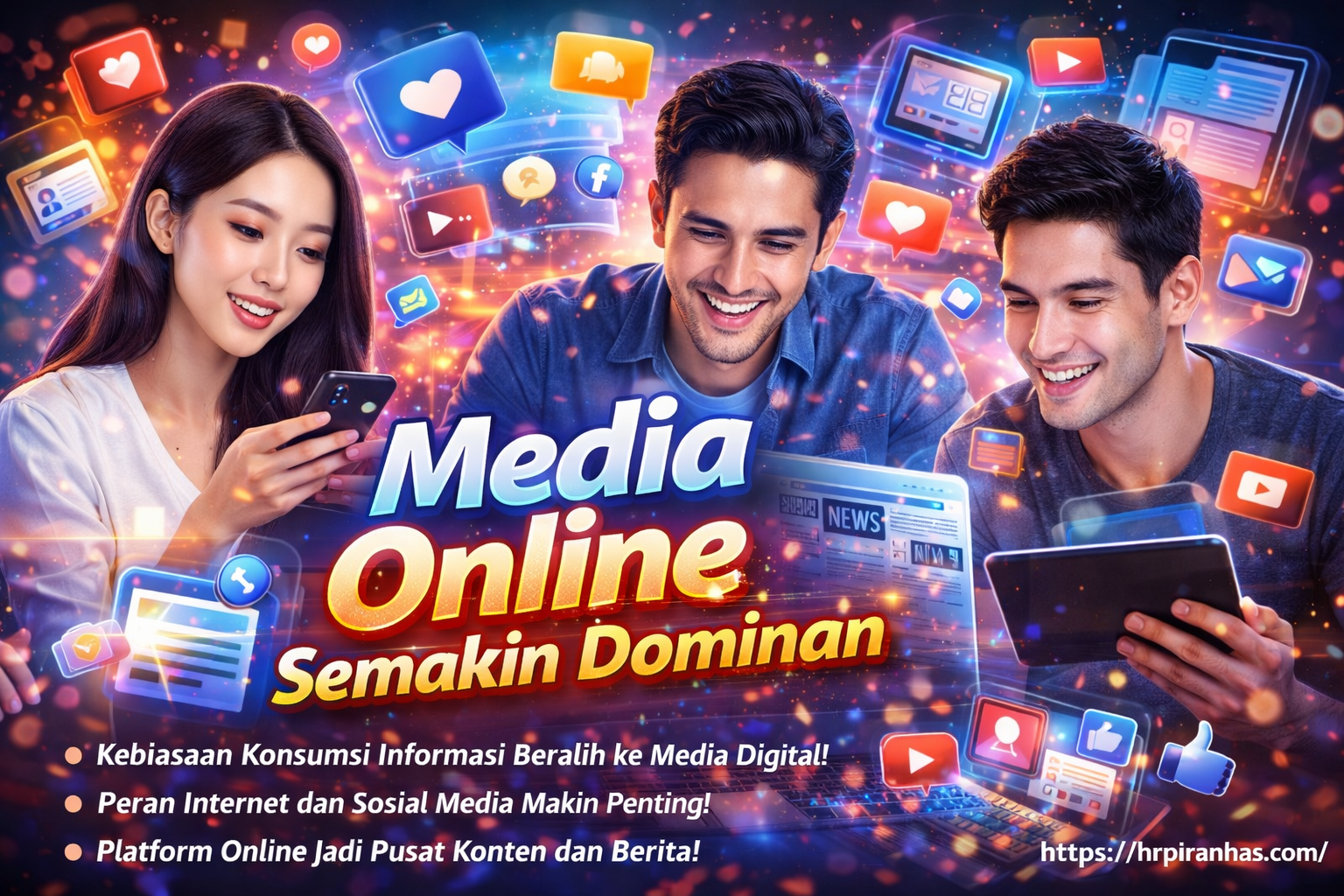 Media Online Semakin Dominan